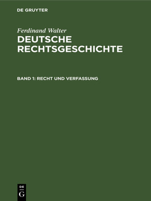 cover image of Recht und Verfassung